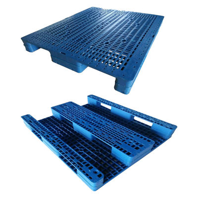 Single Deck 4 Way Entry HDPE Pallet Industrial Packaging for Large Warehouse Stacking