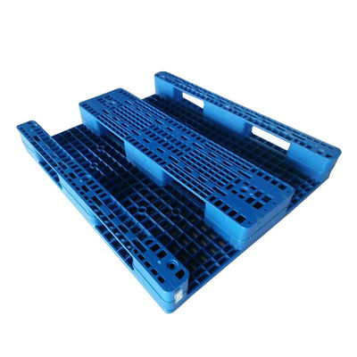 Single Deck 4 Way Entry HDPE Pallet Industrial Packaging for Large Warehouse Stacking