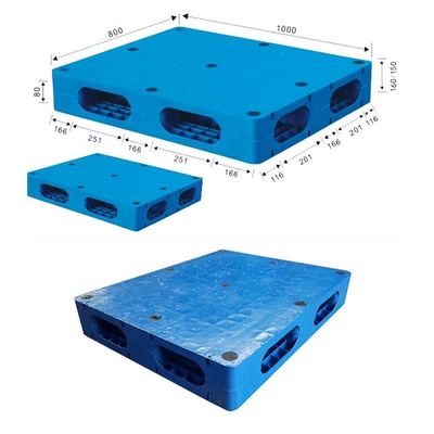 1T Racking System Corrugated Plastic Tub Storage Pallet Labeling Options for Storage