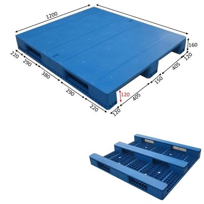 1400x1200 Large Plastic Pallets Made to Order with 4-Way Entry and Antislip Surface