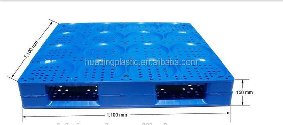 1100*1100*110mm Blue Vertical Stackable 16 Bottles 5 Gallon Water Bottle Plastic Pallet