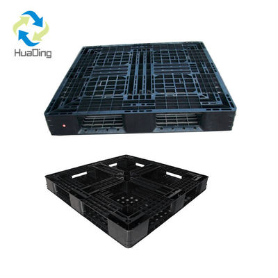 Dynamic Load of 0.8T and 4-Way Entry Type Black Recycled Material Used Plastic Pallet