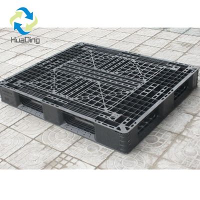 Dynamic Load of 0.8T and 4-Way Entry Type Black Recycled Material Used Plastic Pallet