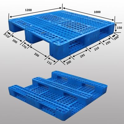 CE/ISO9001 Certified Heavy Duty Plastic Pallet for Stacking in Industrial Applications