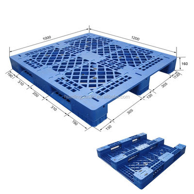 48x40 Euro Standard Plastic Pallets HUADING Recycled for Industrial Applications