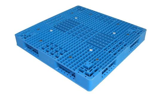 Antislip Rubber Inserted Double Faced Plastic Pallets for Heavy Duty Applications
