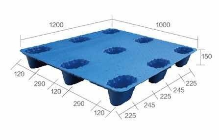 HUADING 9 Feet Nestable Industrial Pallets for Logistic Transport in Customized Color