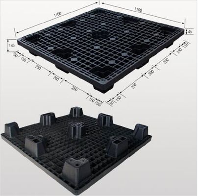 High Load Capacity Single Plastic Pallet with 2T Static Load and Lightweight Material