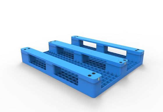 1T Blue PVC Plastic Industry Pallet for Racking System in Nepal Size 1450x1200x150mm