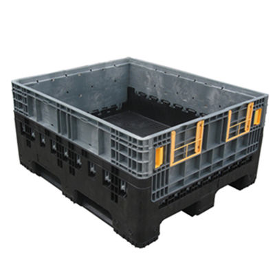 Large Heavy Duty Vented Collapsible Plastic Pallet Box for Apple and Vegetable Storage
