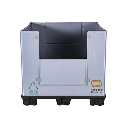 Collapsible Custom HDPE Gaylord Box Pallet Solution for Automotive Battery Packaging