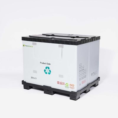 Twin-Sheet Plastic Sleeve Boxes HUADING 1200*1000 Hump Safety Stop Type with HDPE PP
