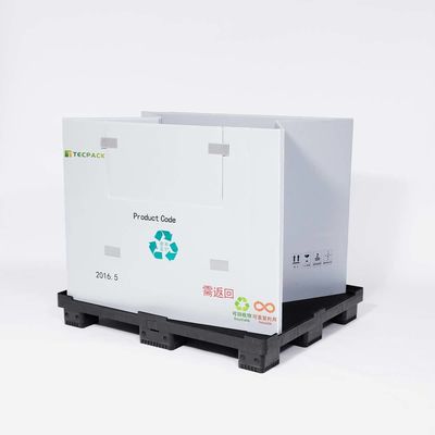 Twin-Sheet Plastic Sleeve Boxes HUADING 1200*1000 Hump Safety Stop Type with HDPE PP