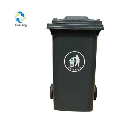 Outdoor Skip Bins 120L Plastic Trash Can with Rubber Wheel L570*W482*H950 All-Season