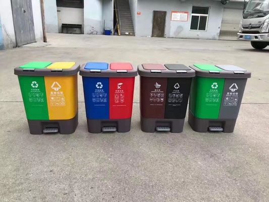 Large Capacity 360L Plastic Garbage Container with Foot Pedal
