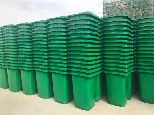 Large Capacity 360L Plastic Garbage Container with Foot Pedal