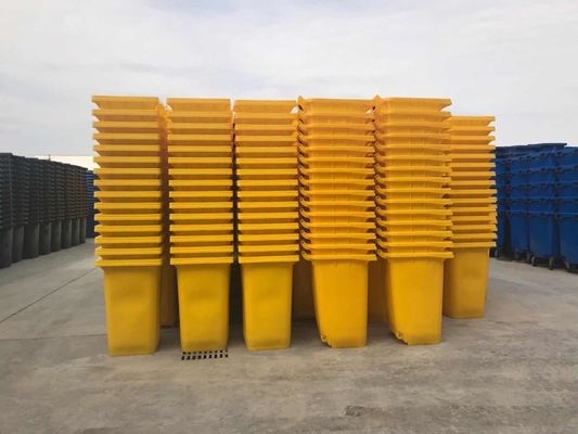 Large Capacity 360L Plastic Garbage Container with Foot Pedal