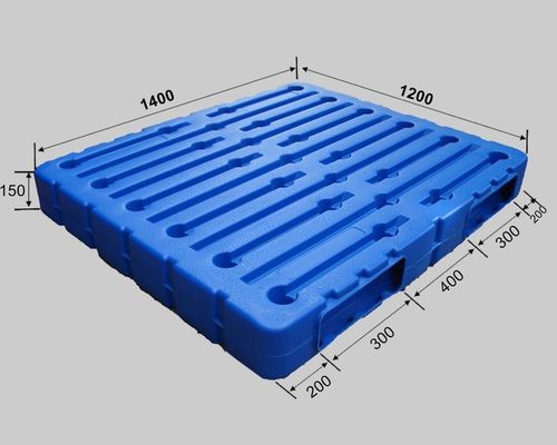 Industrial Pallet with Double Faced Sides Dynamic Load 2 T Heavy Duty Blow Molding