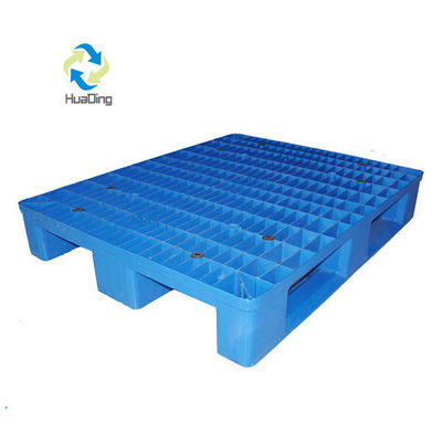 40" X 48" Heavy Duty Plastic Pallets with Antislip Rubber Inserted and 8 Steel Pipes