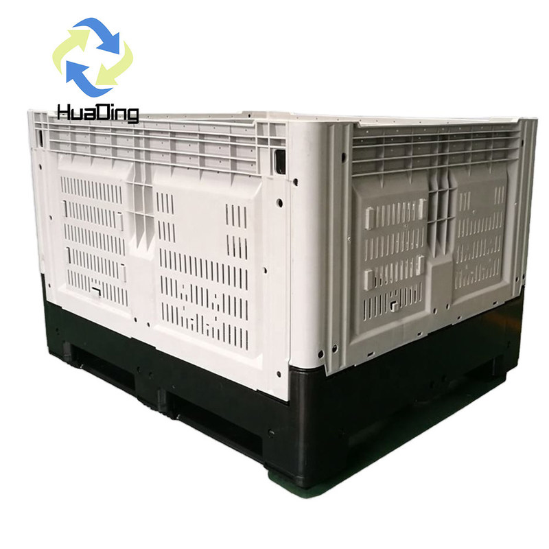 1200*1000*810mm Foldable Stackable Plastic Storage Pallet Box Container Bin Heavy-Duty