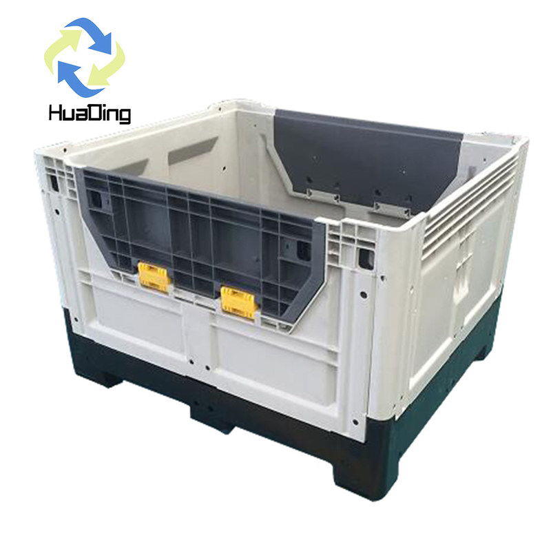 Versatile HUADING Plastic Pallet Box for Fruits and Vegetables Customizable Labeling