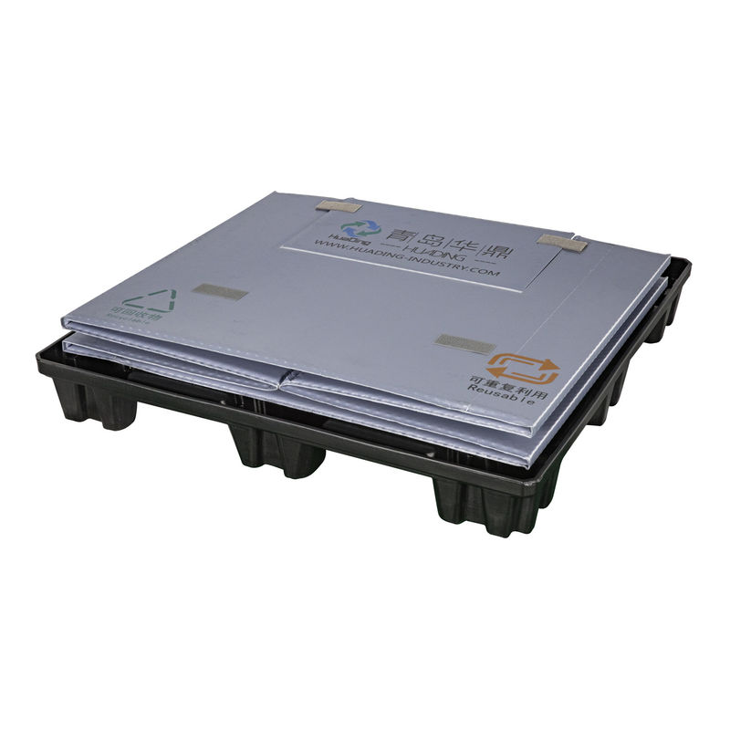 Collapsible Custom HDPE Gaylord Box Pallet Solution for Automotive Battery Packaging